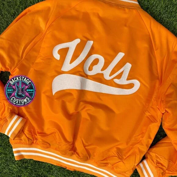 Tennessee Vols Glitter Bomber Jacket - Picture 2 of 5